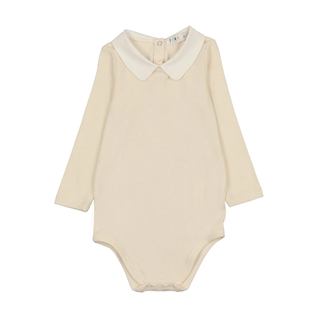 Coco Blanc Romper Jellybeanzkids Coco Blanc Peter Pan Onesie/Top- Cream