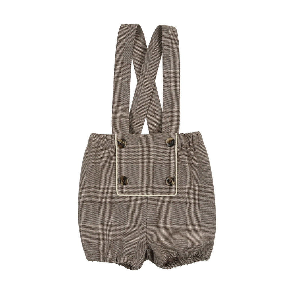Coco Blanc Romper Jellybeanzkids Coco Blanc Short Boy Overalls