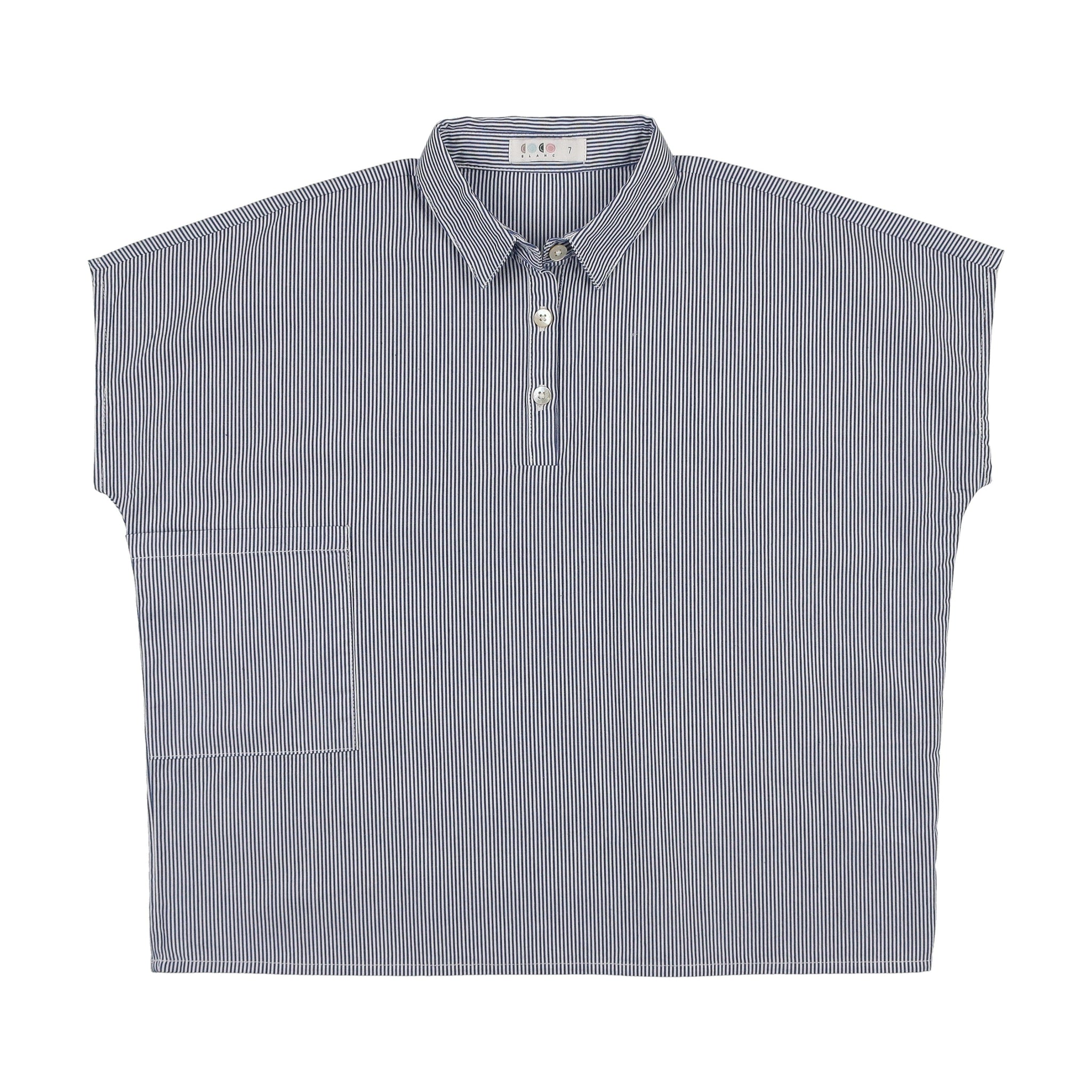 Coco Blanc Boxy Striped Shirt Coco Blanc Boxy Striped Shirt