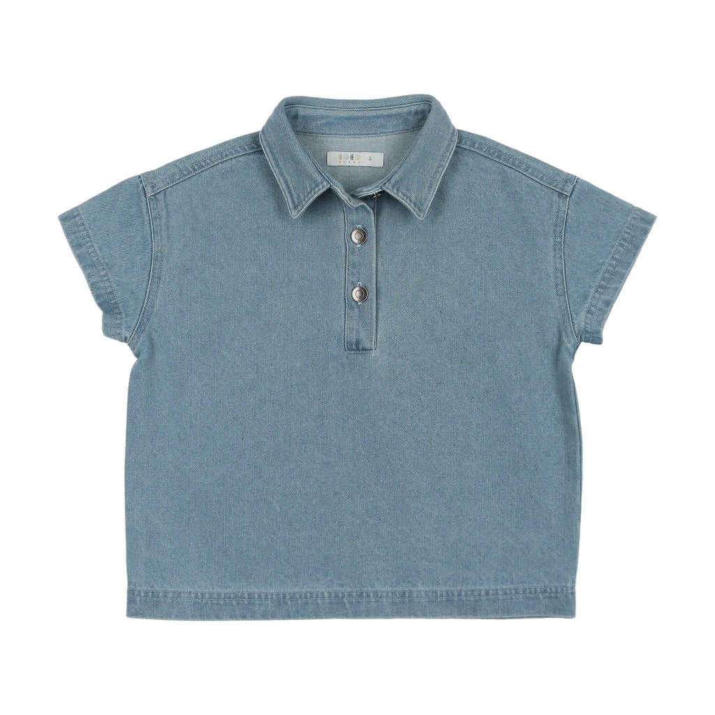 Coco Blanc Shirt Jellybeanzkids Coco Blanc Oversized Denim Shirt