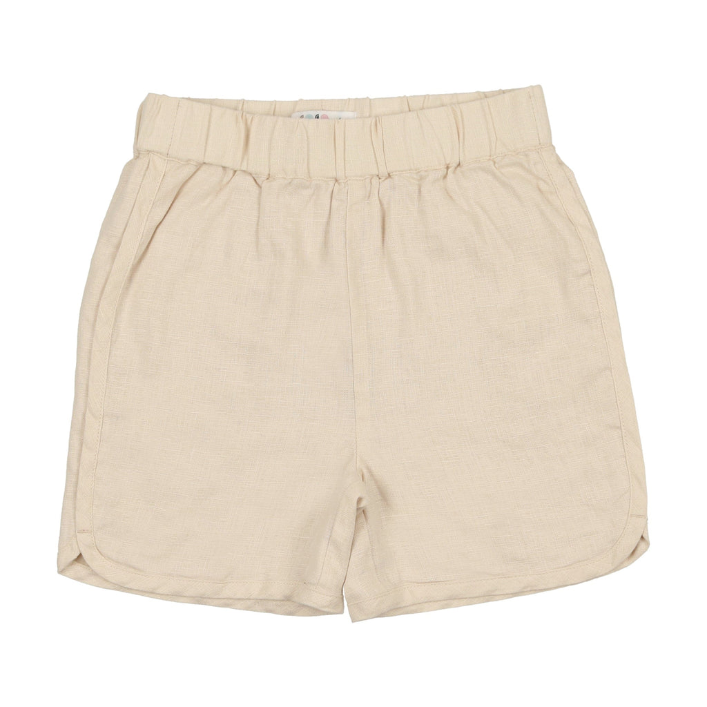 Coco Blanc shorts Jellybeanzkids Coco Blanc Linen Shorts- Cream
