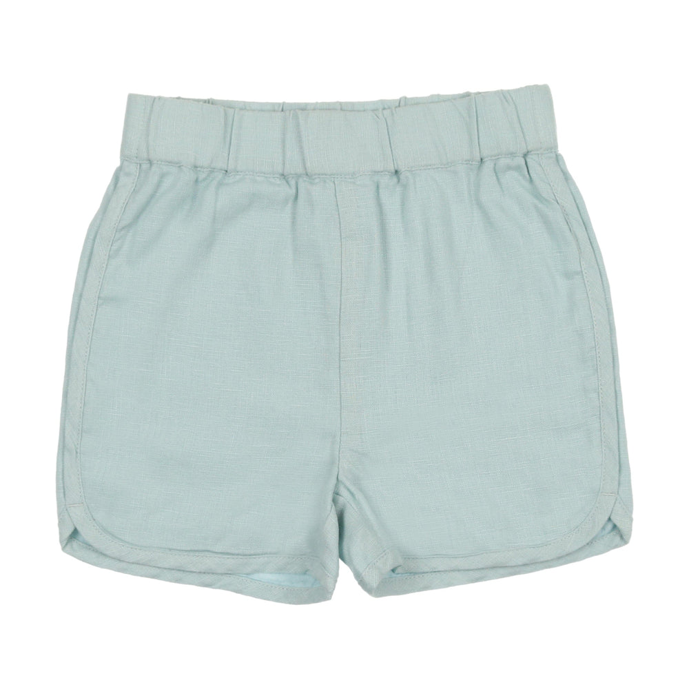 Coco Blanc shorts Jellybeanzkids Coco Blanc Linen Shorts- Pale Blue