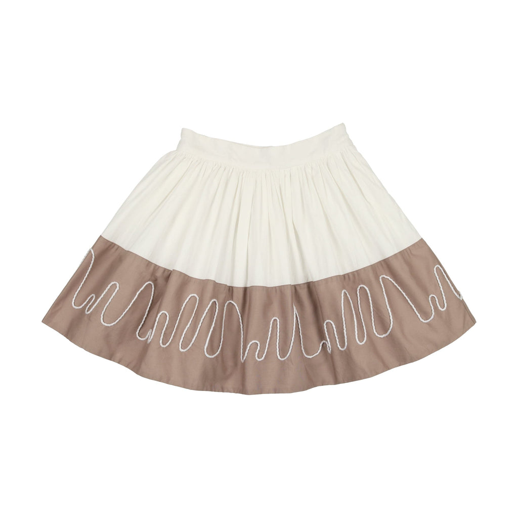 Coco Blanc Skirt Jellybeanzkids Coco Blanc Colorblock Skirt
