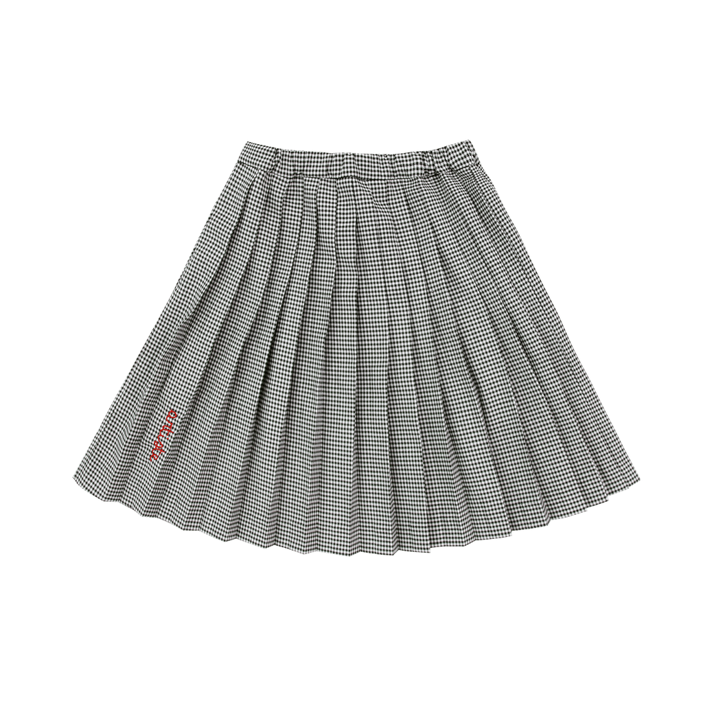 Coco Blanc Skirt Jellybeanzkids Coco Blanc Gingham Pleated Skirt