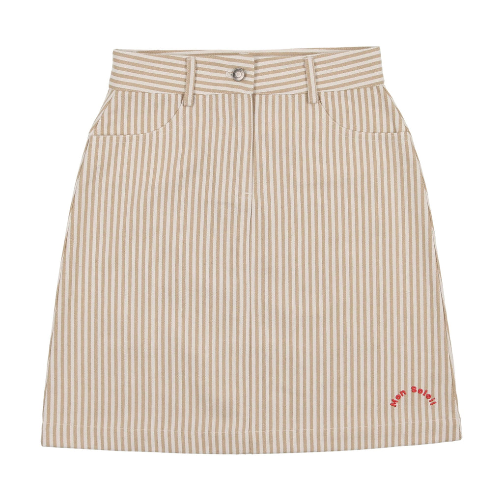 Coco Blanc Skirt Jellybeanzkids Coco Blanc Jean Striped Skirt