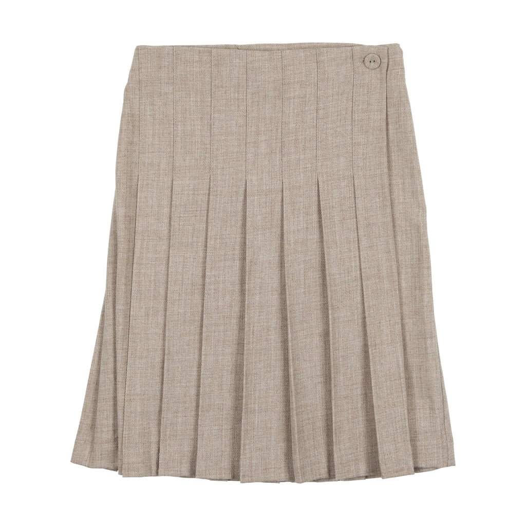 Coco Blanc Skirt Jellybeanzkids Coco Blanc Wool Short Pleated Skirt