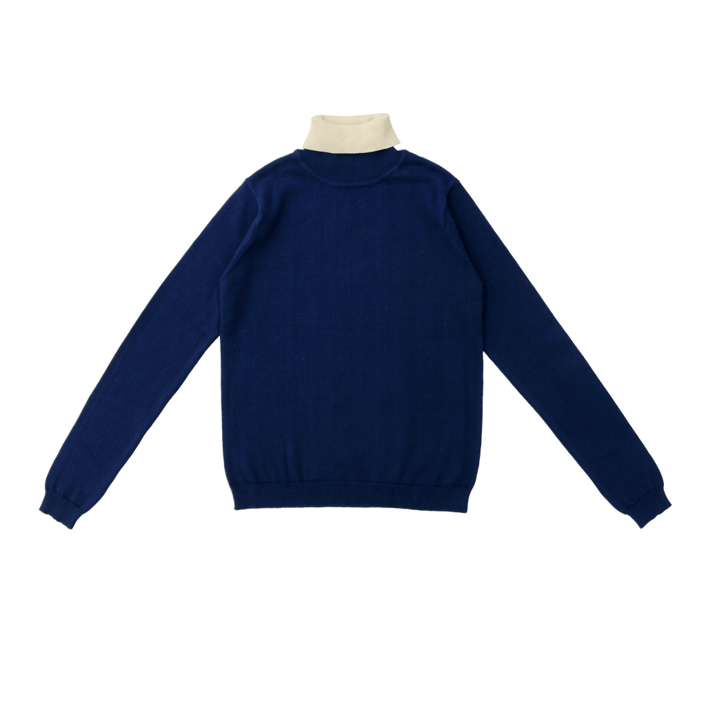Coco Blanc Sweater Jellybeanzkids Coco Blanc Colorblock Turtleneck