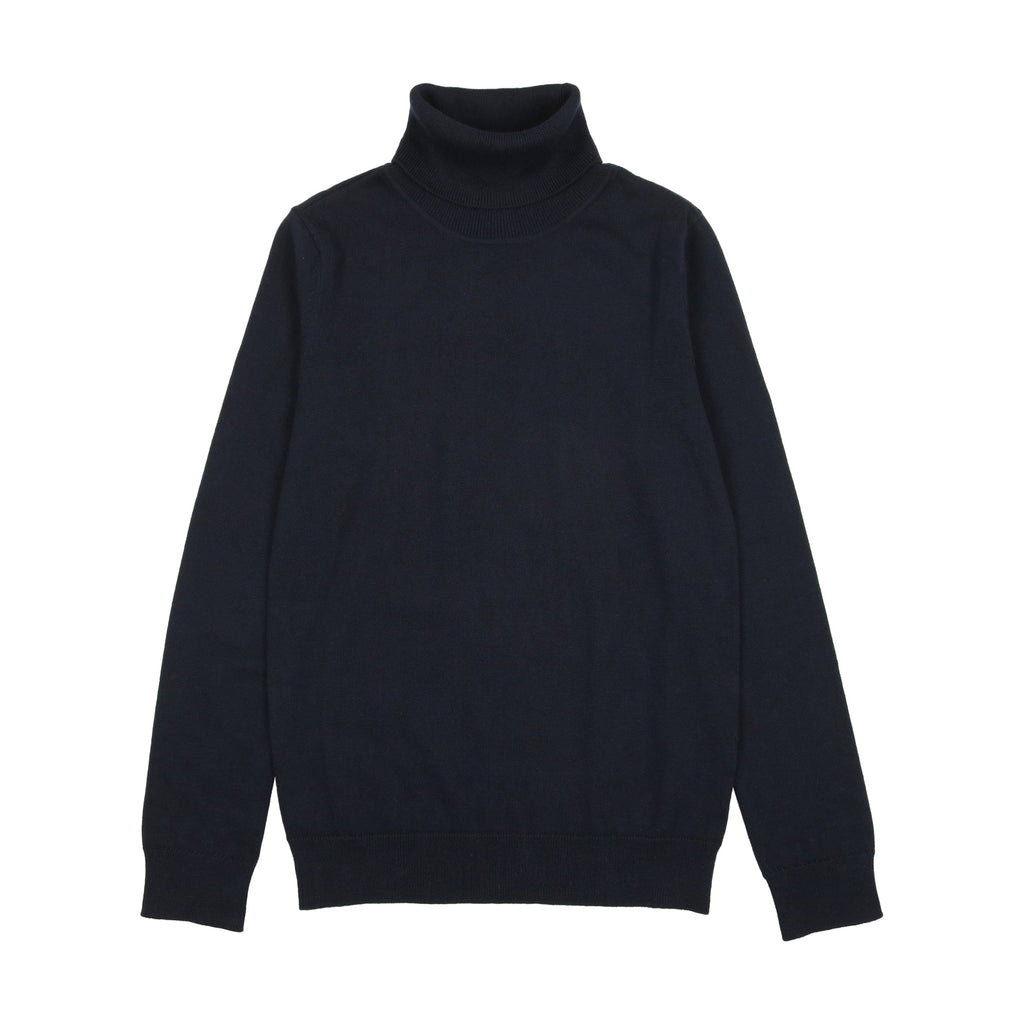 Coco Blanc Sweater Jellybeanzkids Coco Blanc Knit Mockneck- Navy