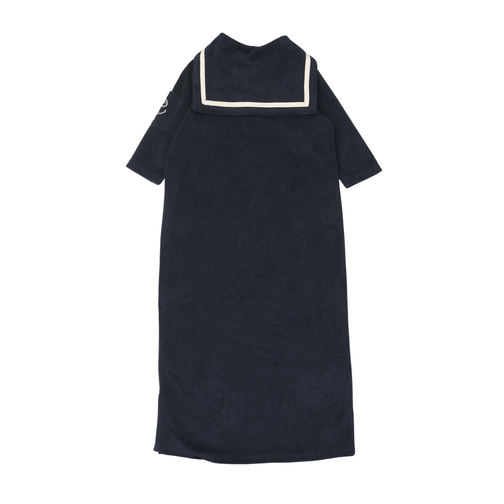Coco Blanc swimwear Jellybeanzkids Coco Blanc Navy Terry Sailor Robe