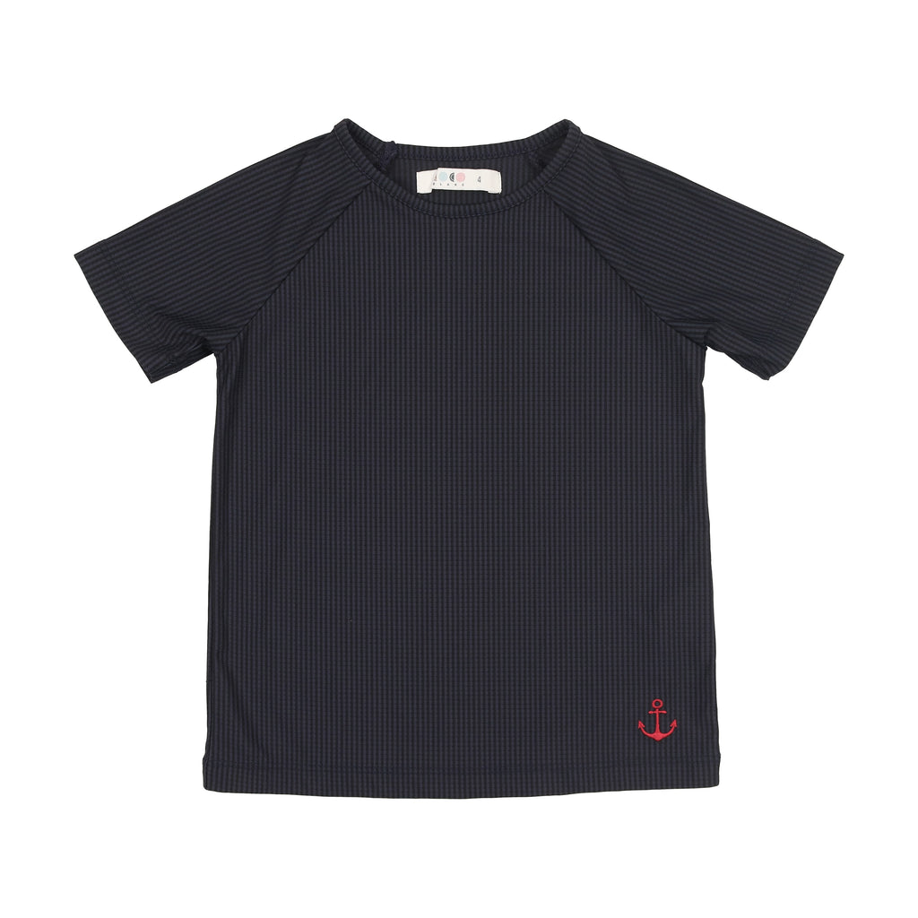 Coco Blanc swimwear Jellybeanzkids Coco Blanc Rashguard - Navy Striped