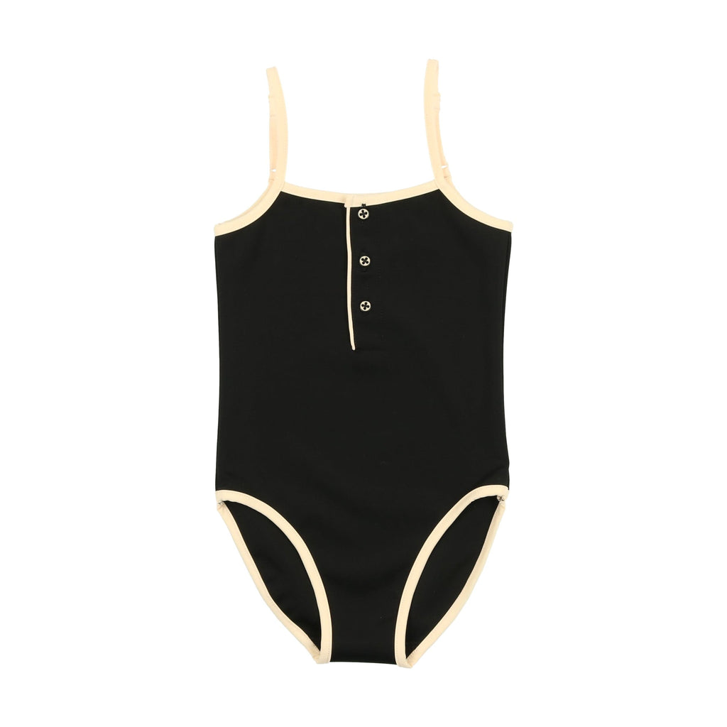 Coco Blanc swimwear Jellybeanzkids Coco Blank Girls Swimsuit-Black