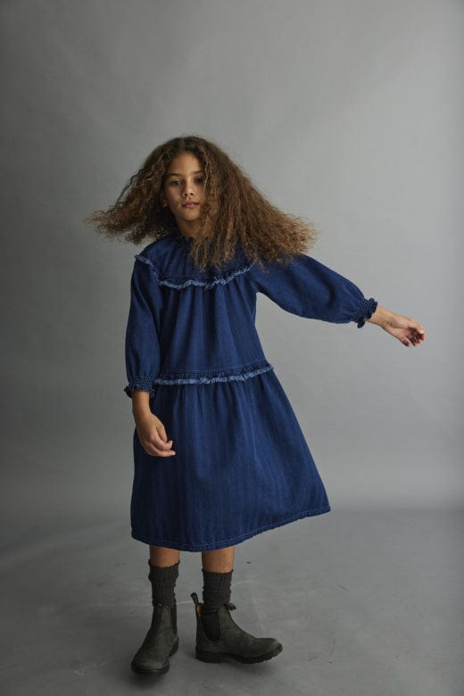 Cozmo Dress Jellybeanzkids Cozmo Catherine Denim Dress