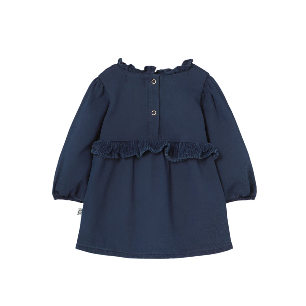 Cozmo dress Jellybeanzkids Cozmo Praia Denim Baby Dress