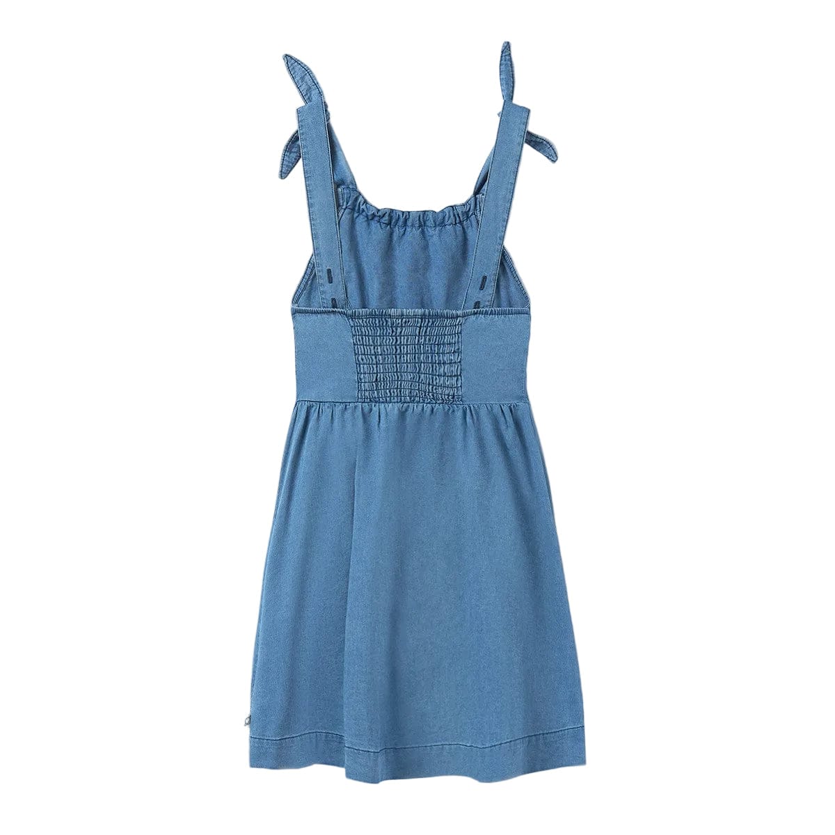 shell denim dress self-portrait - Navy Shell Embellished Knit Mini Dress