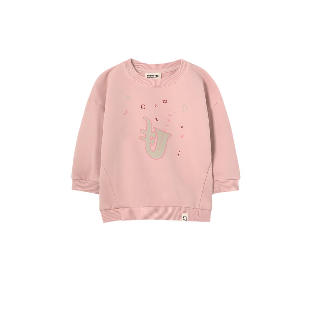 Cozmo Sweatshirt Jellybeanzkids Cozmo Kelly Baby Sweatshirt-Pink