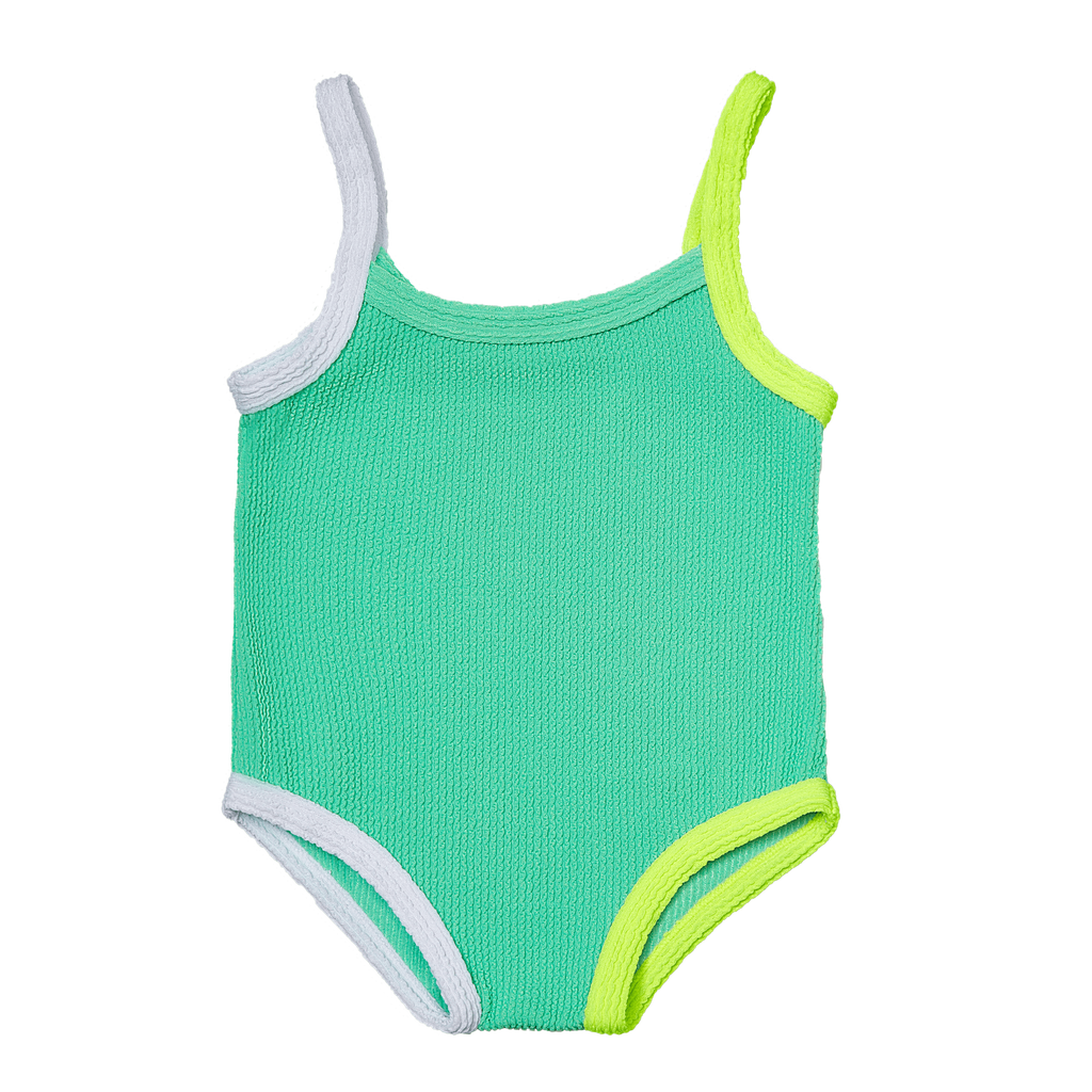 Crew Bathing Suit Jellybeanzkids Crew Crinkled Swimsuit- Green