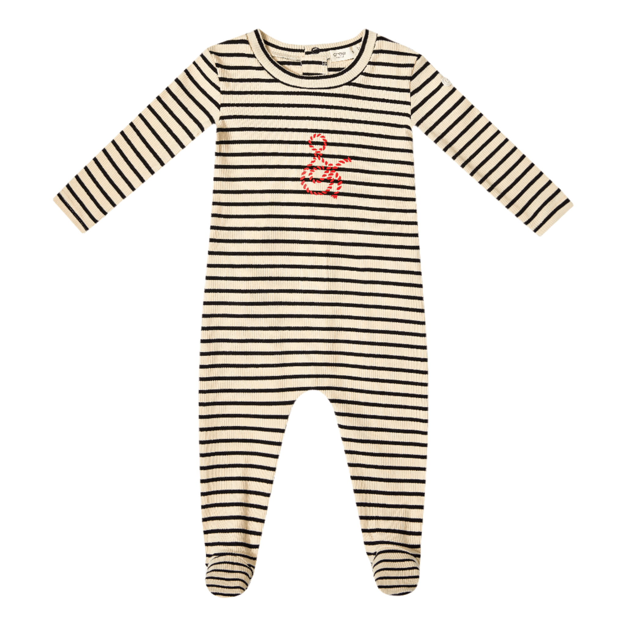 Crew Kids Stripe Romper - Red Crew Kids Stripe Romper - Red