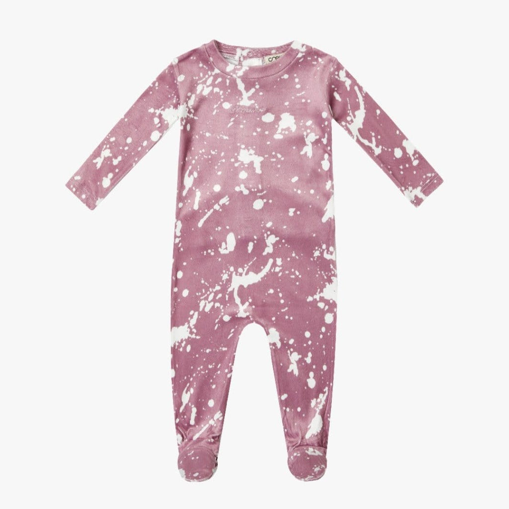 Crew footie Jellybeanzkids Crew Tie Dye Footie -Pink