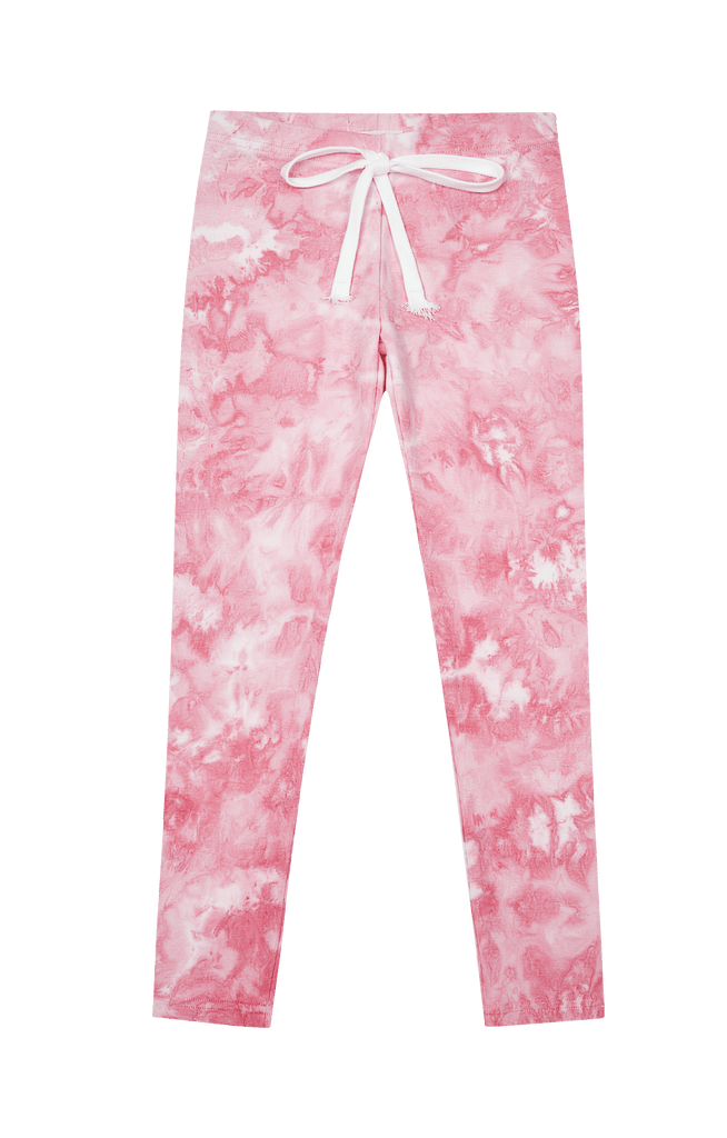 Crew Pajamas Jellybeanzkids Crew Neon Wash Pajamas-Pink