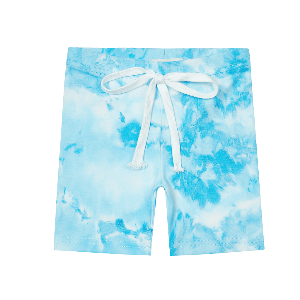 Crew Pajamas Jellybeanzkids Crew Neon Wash Short Sleeve Pajamas-Blue