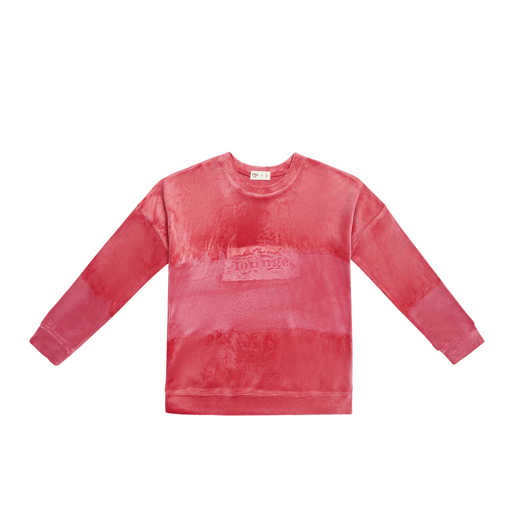 Crew Pajamas Jellybeanzkids Crew Tie-Dye Pajamas-Pink
