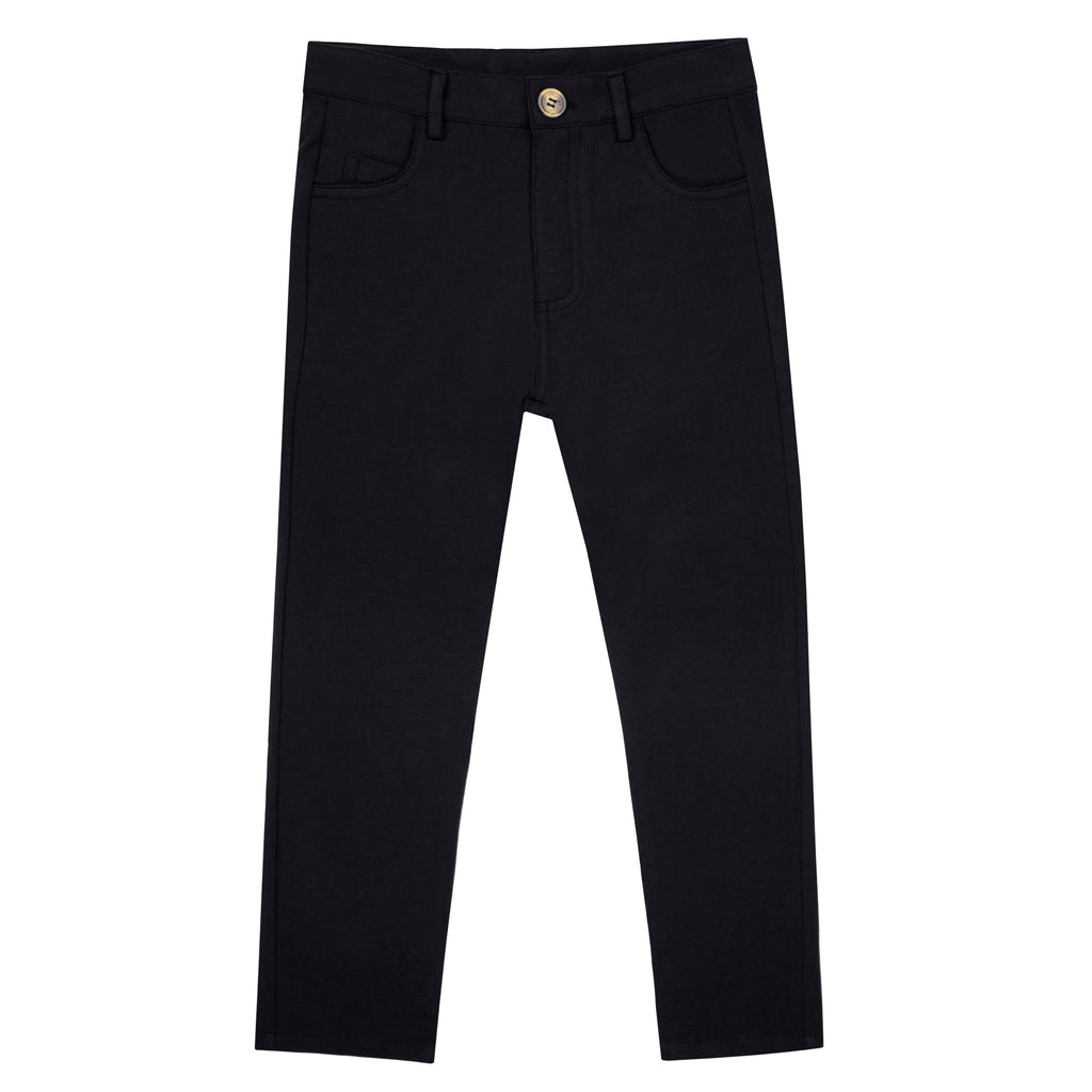 Crew Pants/Romper Jellybeanzkids Crew Slim Knit Pants-Black