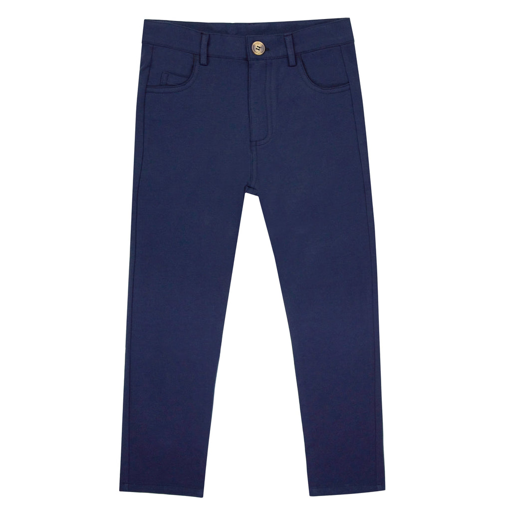 Crew Pants/Romper Jellybeanzkids Crew Slim Knit Pants-Navy