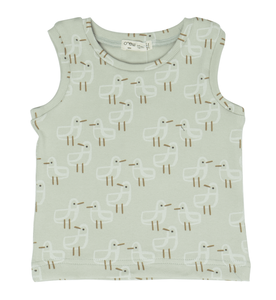 Crew set Jellybeanzkids Crew Ribbed Boys Set- Celery