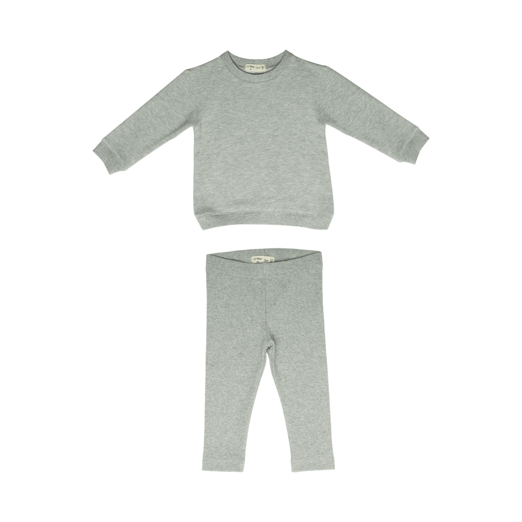 Crew set Jellybeanzkids Crew Rocco Set-Grey