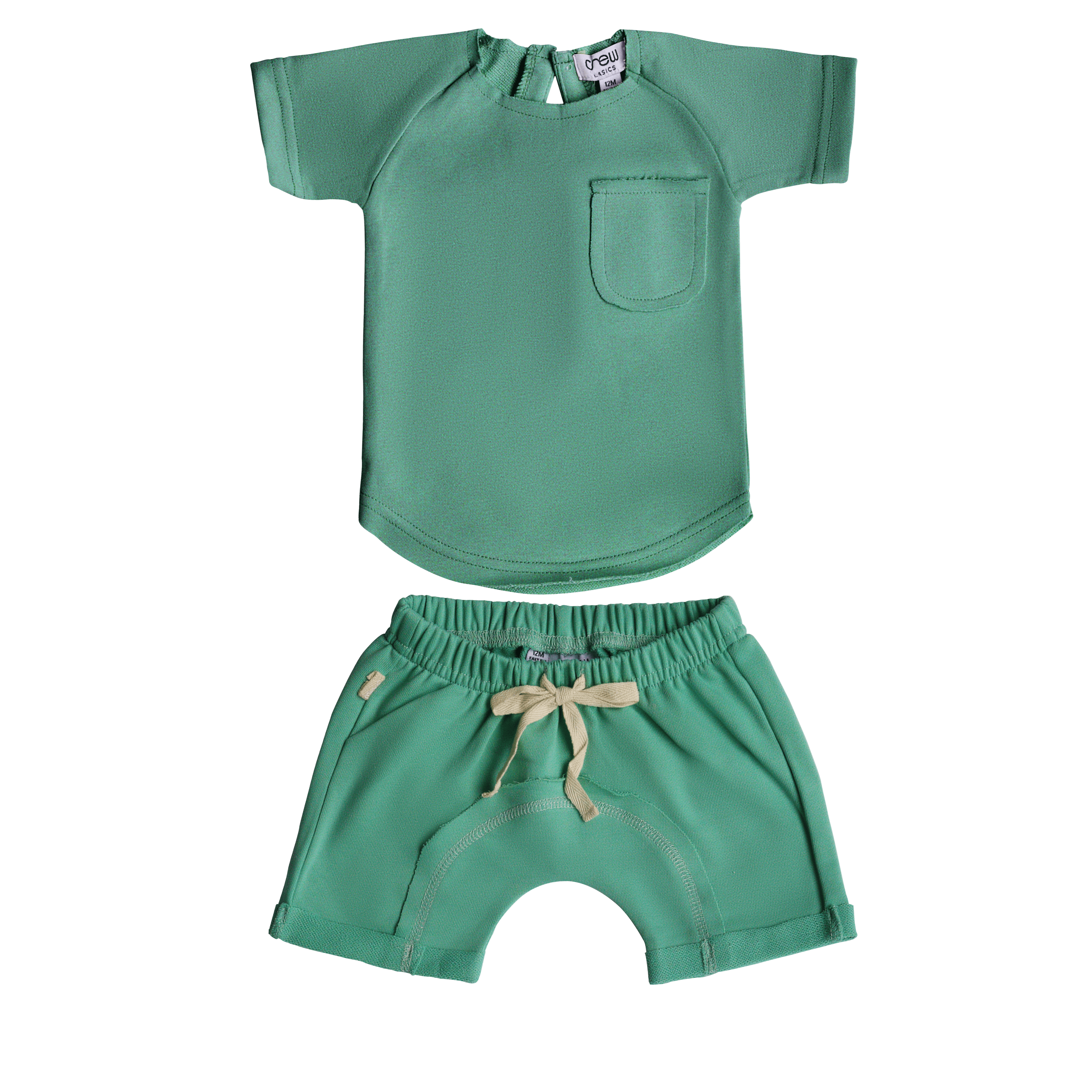 Green best sale crew set