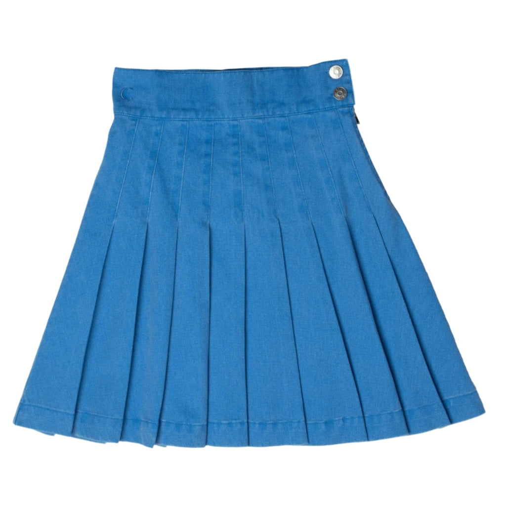 Crew Skirt Jellybeanzkids Crew Wasted Pleated Skirt- Blue