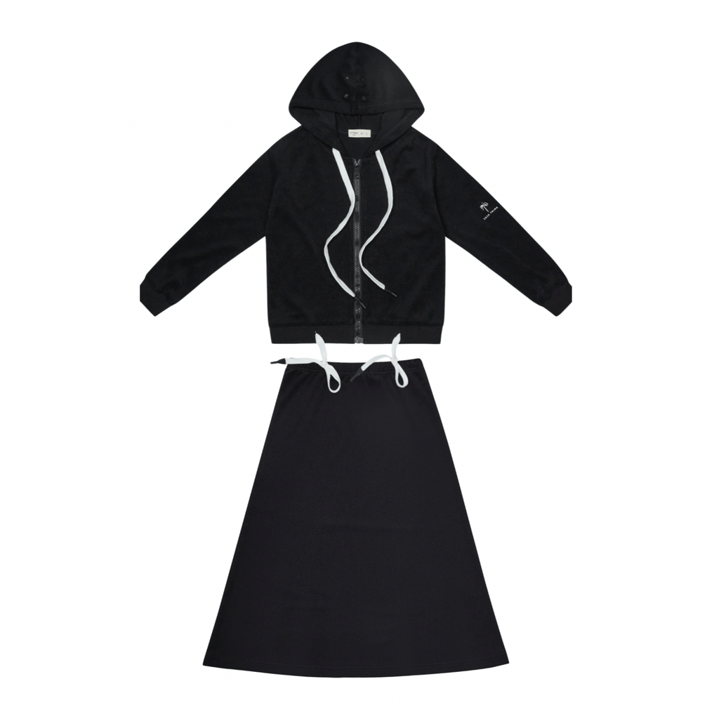 Crew swimwear Jellybeanzkids Crew Waisted Maxi Terry Set