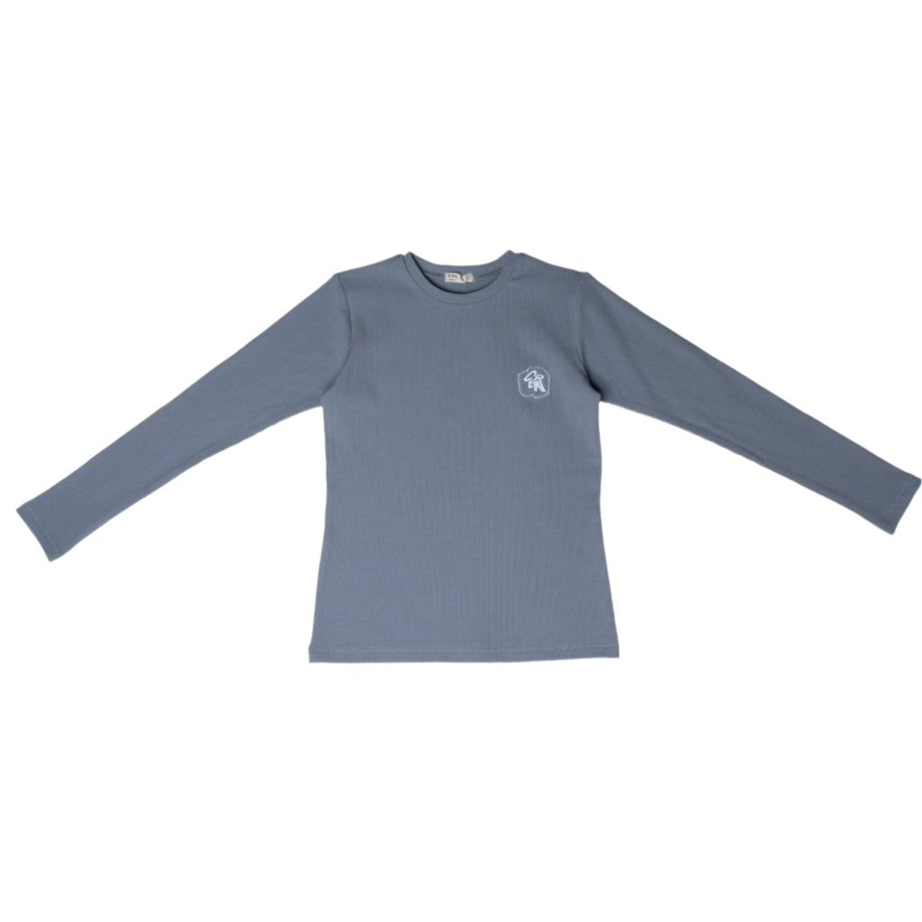 Crew T-shirt Jellybeanzkids Crew Micro T-shirt-Blue