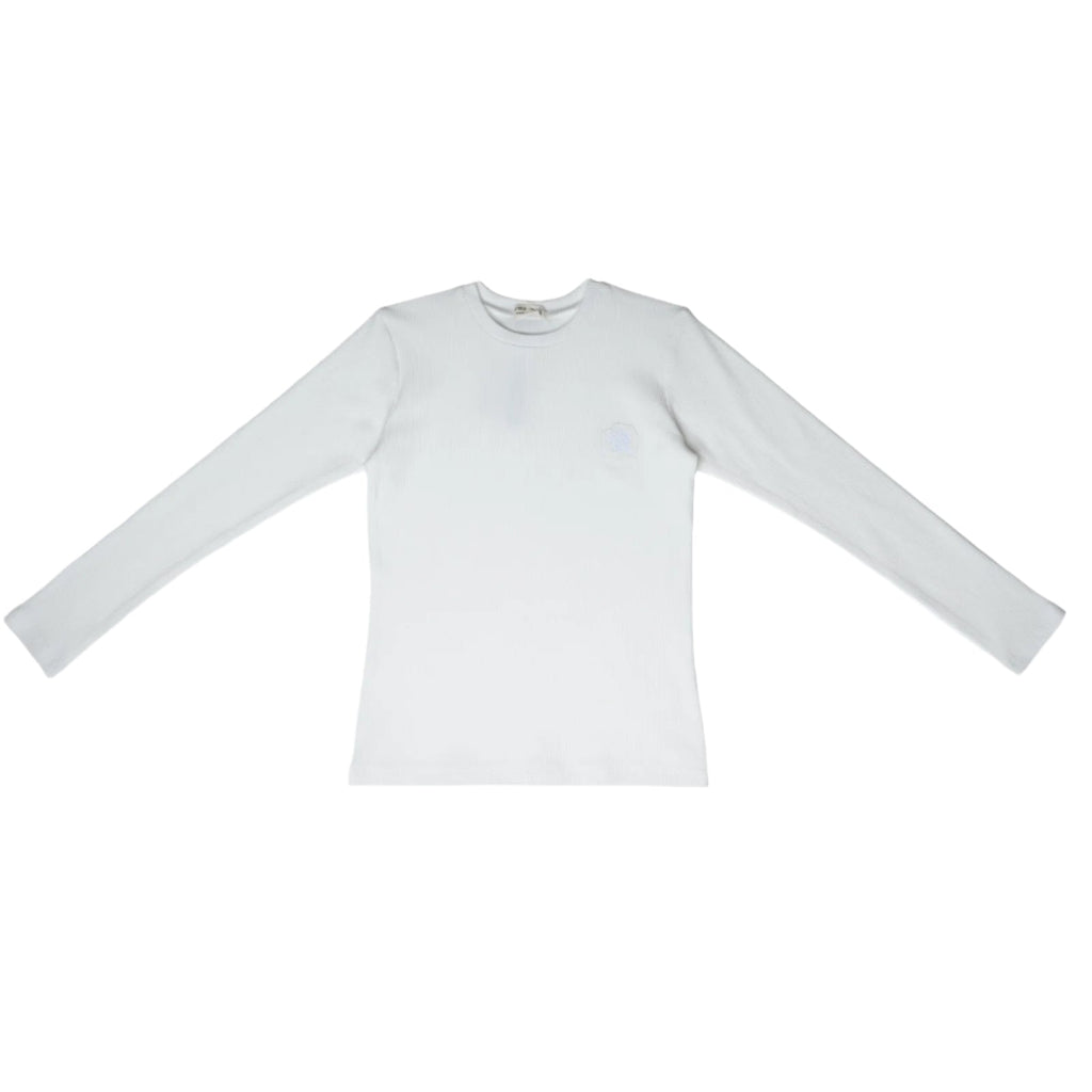 Crew T-shirt Jellybeanzkids Crew Micro T-shirt-White