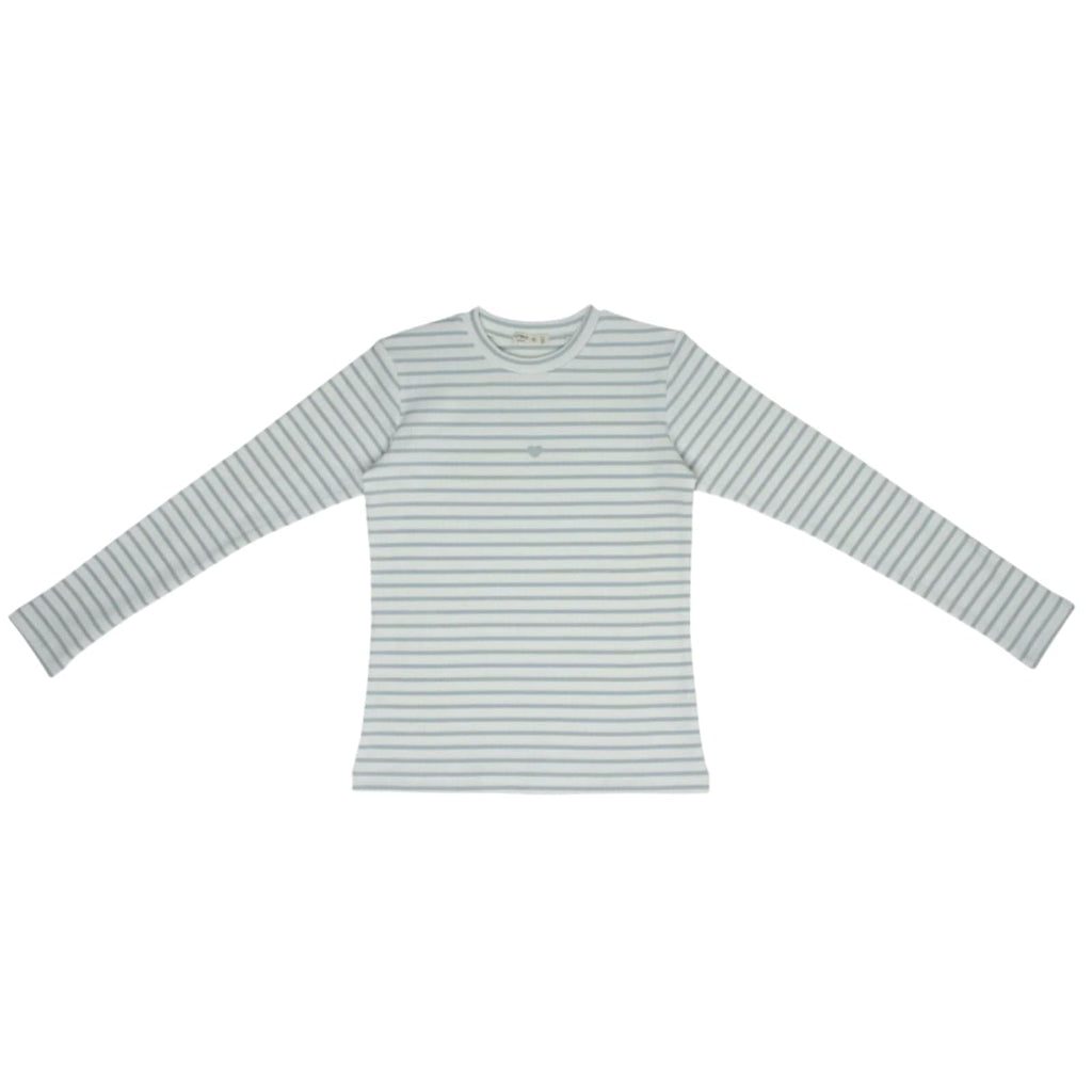 Crew T-shirt Jellybeanzkids Crew Twinheart T-shirt-Light Blue