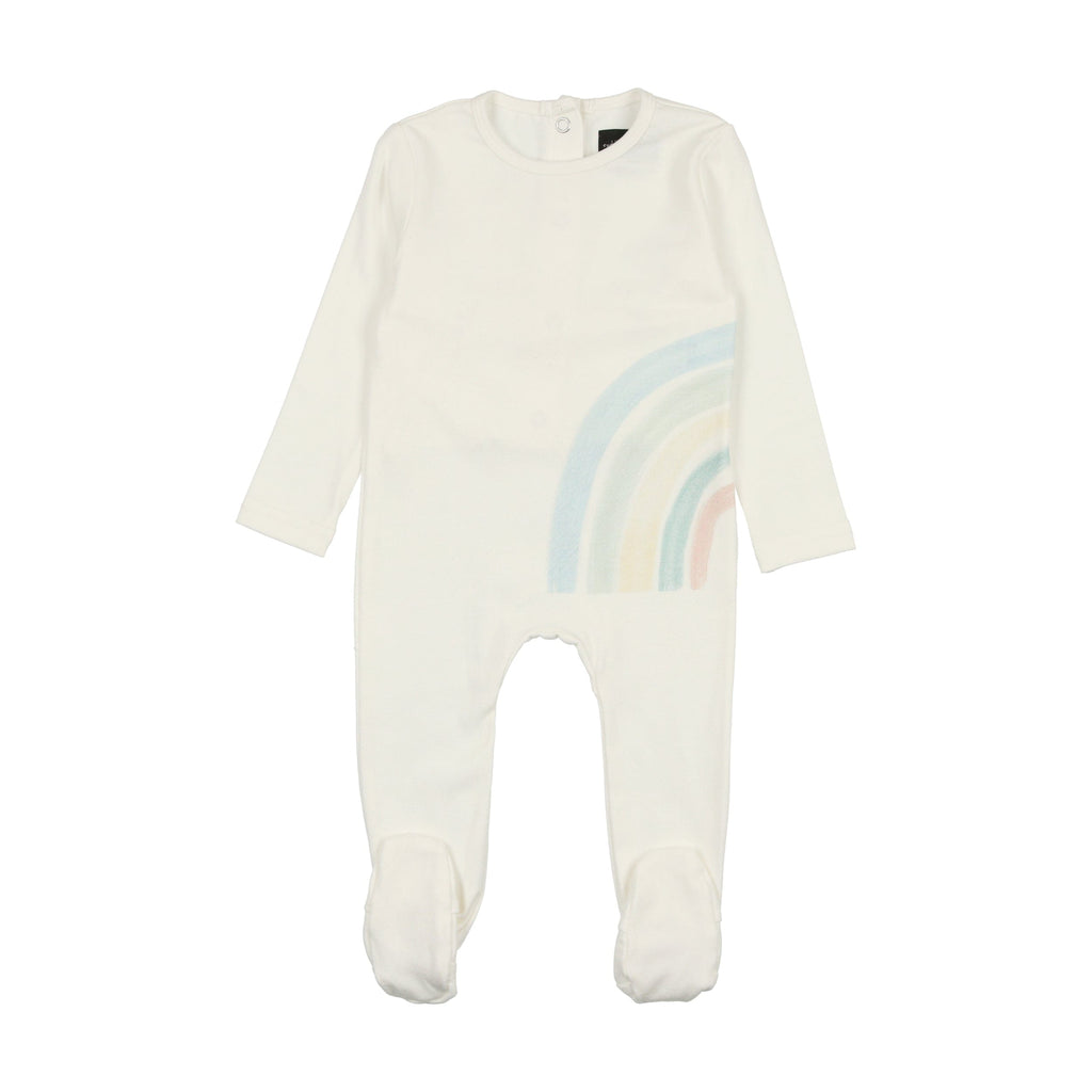 Cuddle&Coo Footie Jellybeanzkids Cuddle & Coo Half Rainbow Boy Footie