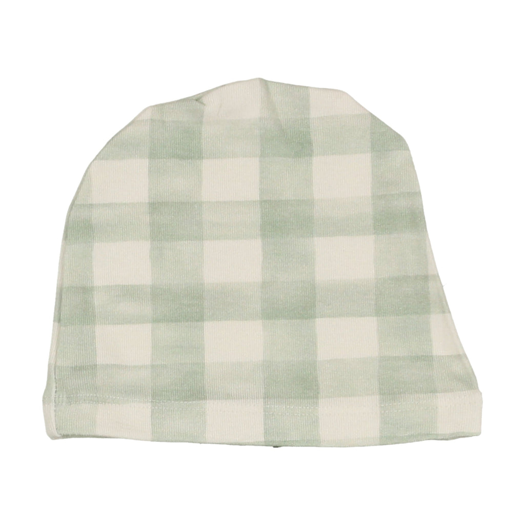 Cuddle&Coo Footie Jellybeanzkids Cuddle & Coo Mint Checked Footie+ Beanie