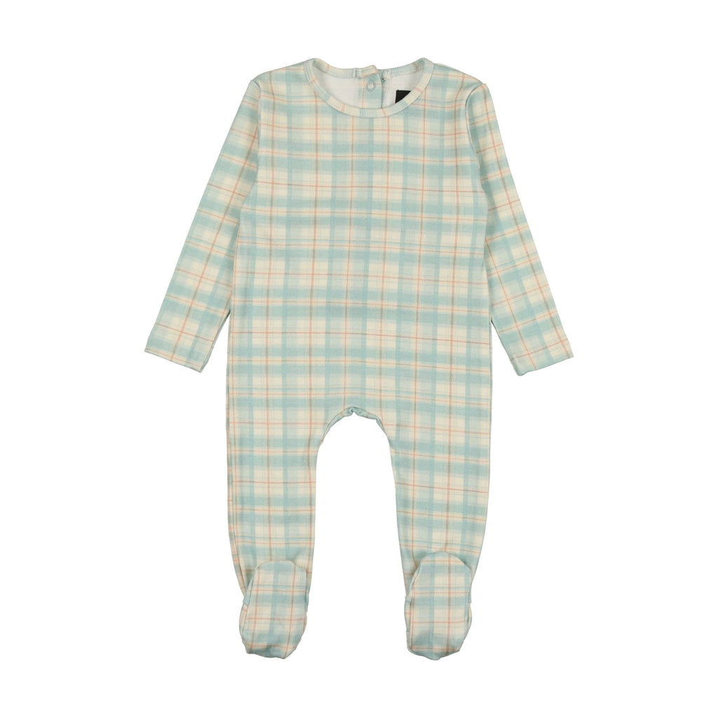 Cuddle&Coo Footie Jellybeanzkids Cuddle & Coo Pastel Plaid Footie+ Beanie