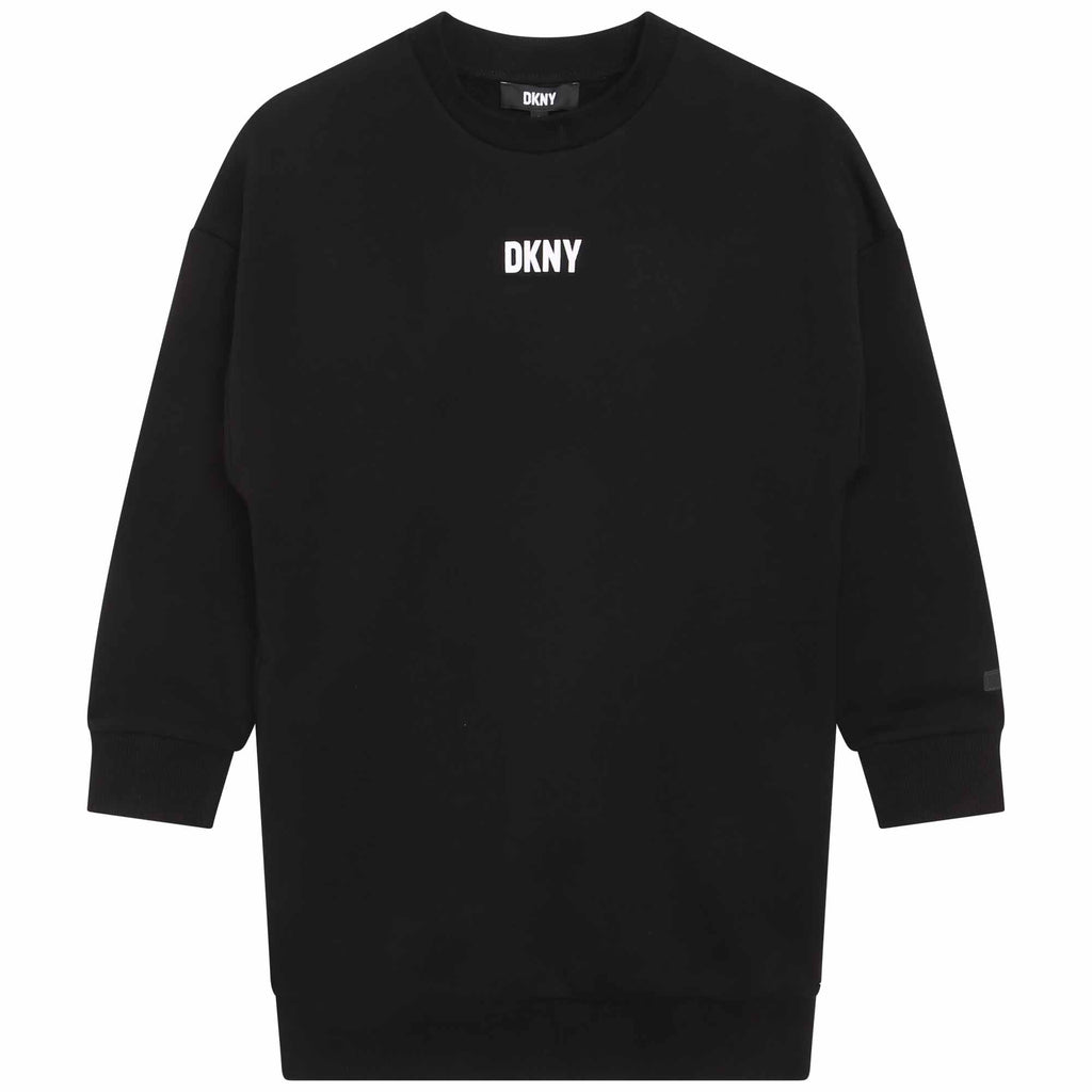 DKNY Dress Jellybeanzkids DKNY Cotton French Terry Long Sleeve Dress