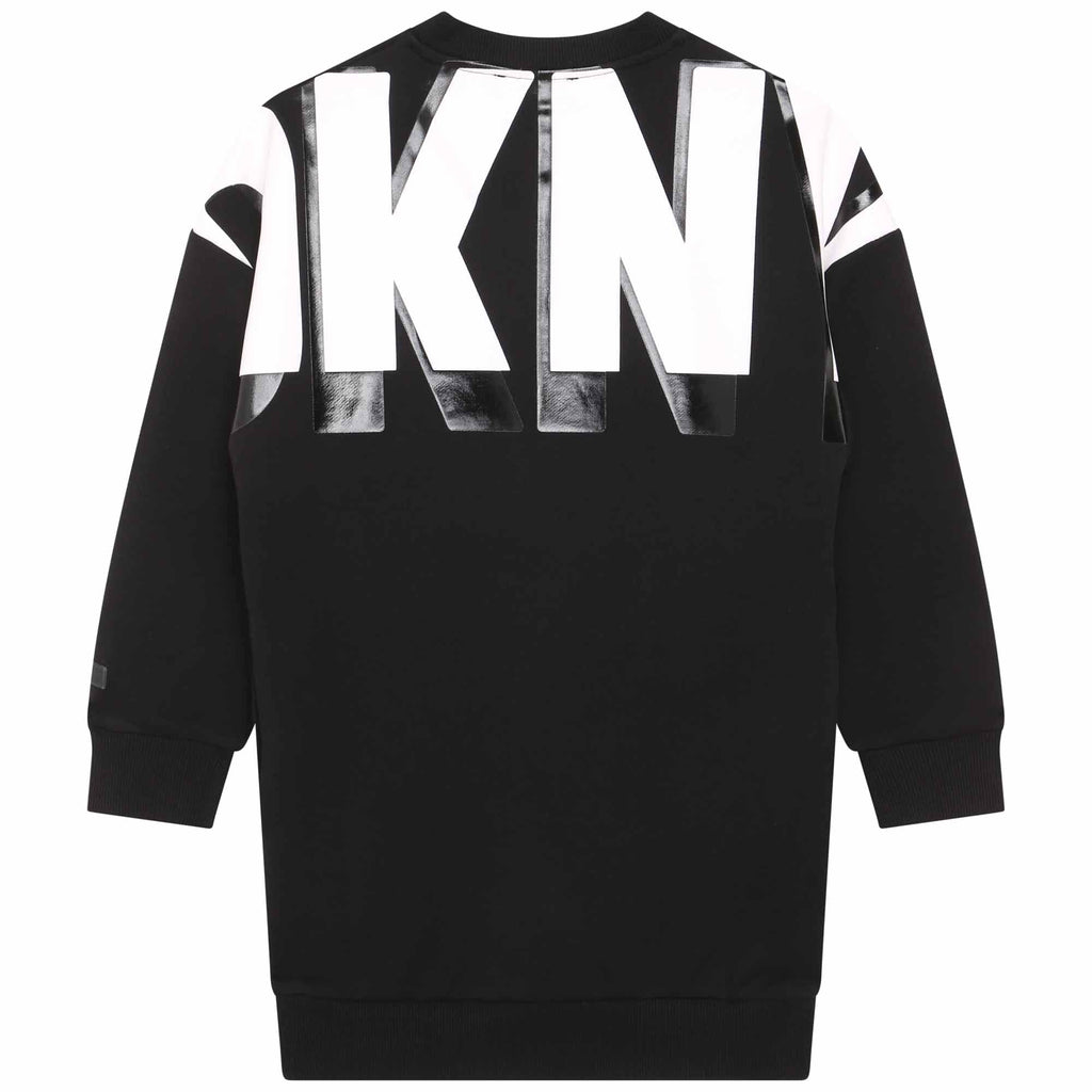 DKNY Dress Jellybeanzkids DKNY Cotton French Terry Long Sleeve Dress