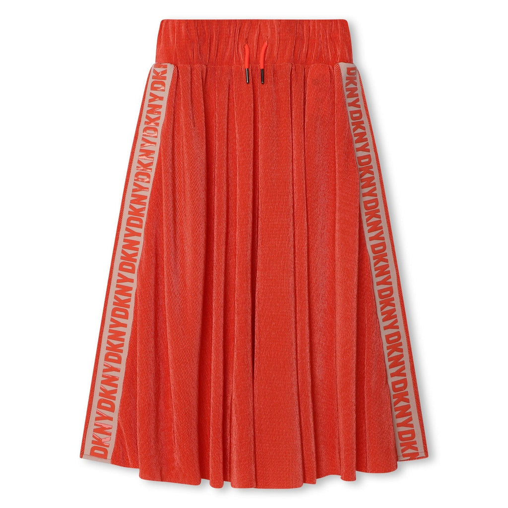 DKNY Skirt Jellybeanzkids DKNY Long Skirt With Logo Trim-Apricot