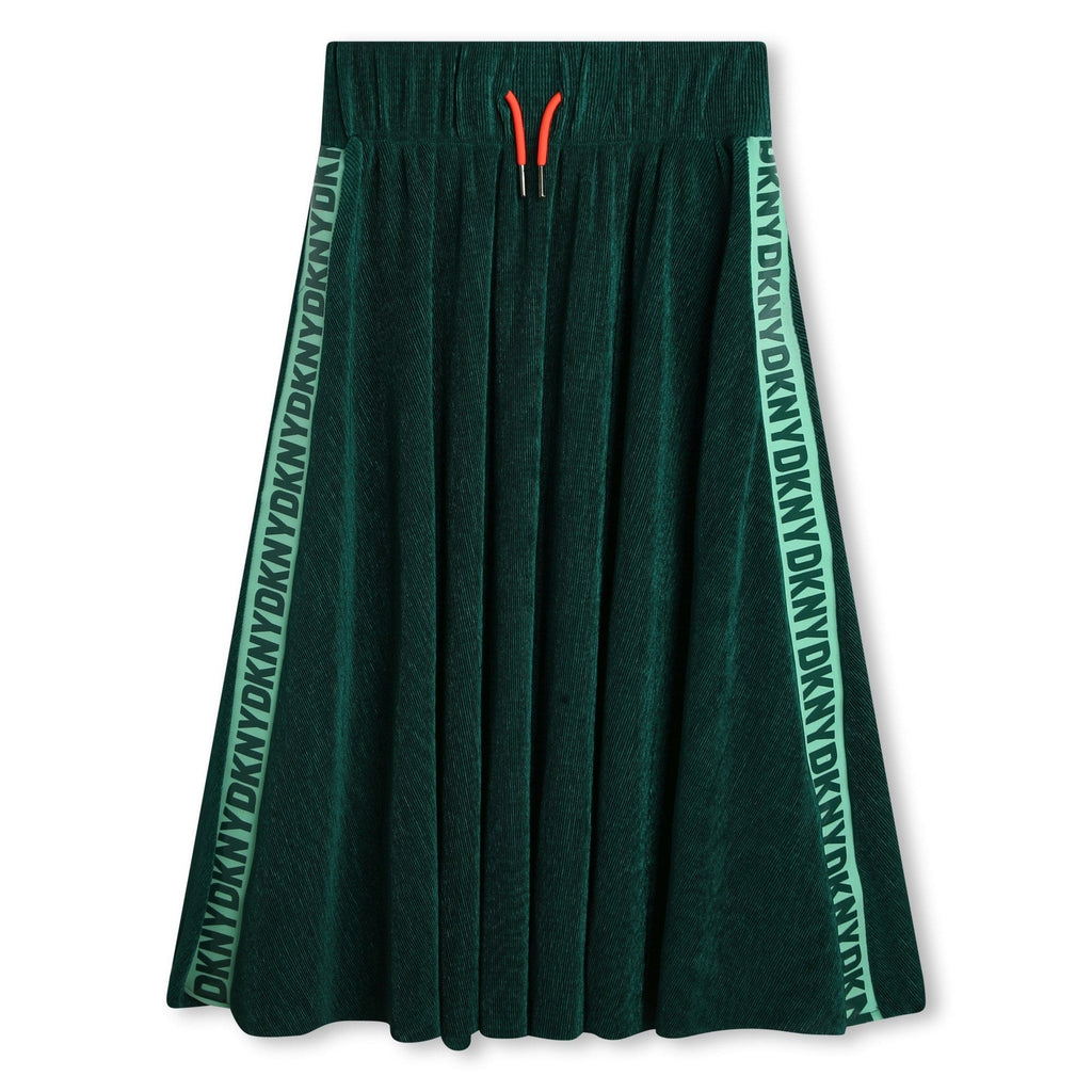 DKNY Skirt Jellybeanzkids DKNY Long Skirt With Logo Trim-Green
