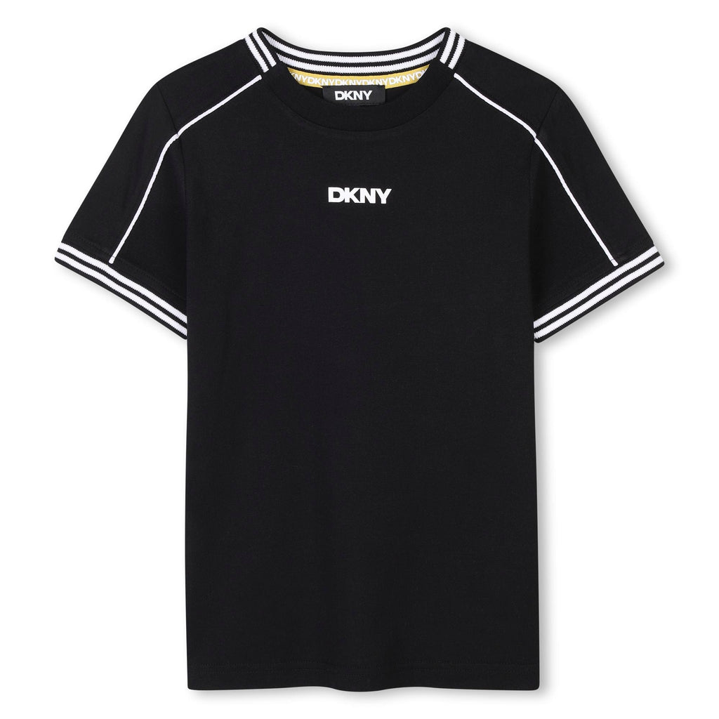 DKNY T-shirt Jellybeanzkids Dkny Logo Short Sleeve T-shirt-Black
