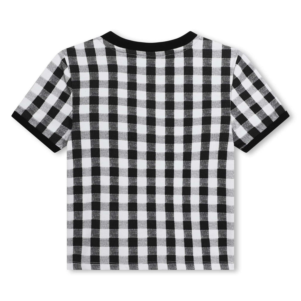 DKNY Tee Jellybeanzkids DKNY Checkered Tee Black/White