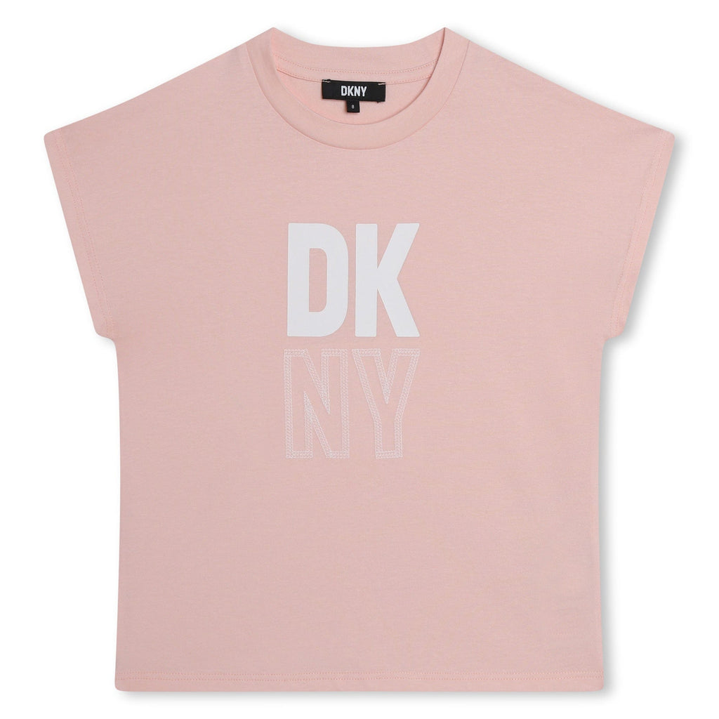DKNY Tee Jellybeanzkids DKNY Logo Tee Pink