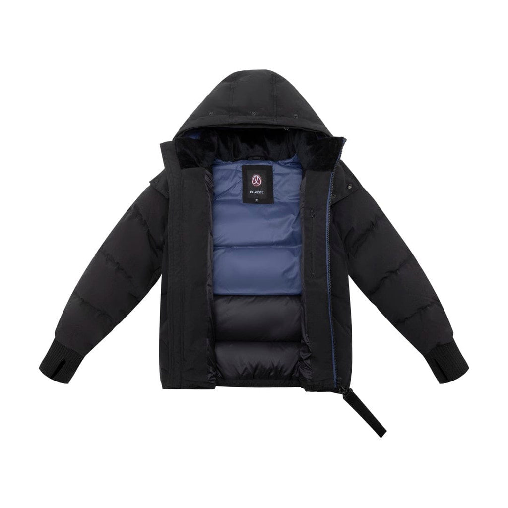 Ellabee Coat Jellybeanzkids Ellabee Andres Down Jacket- Black/Blue