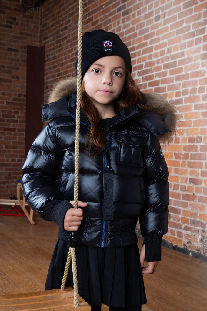 Ellabee Hat Jellybeanzkids Ellabee Beanie- Black