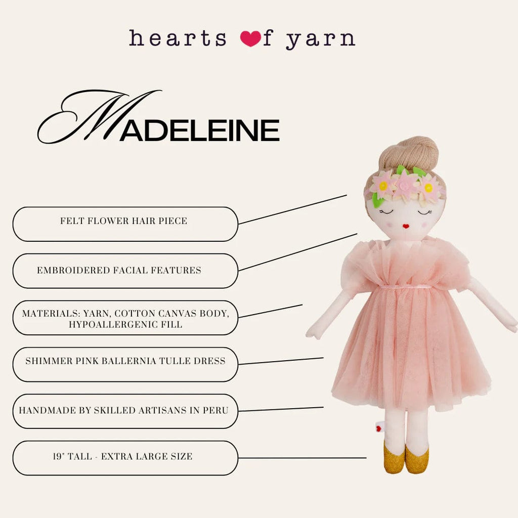 Ely's&Co. Accessories Jellybeanzkids Ely's Madeline Doll One Size
