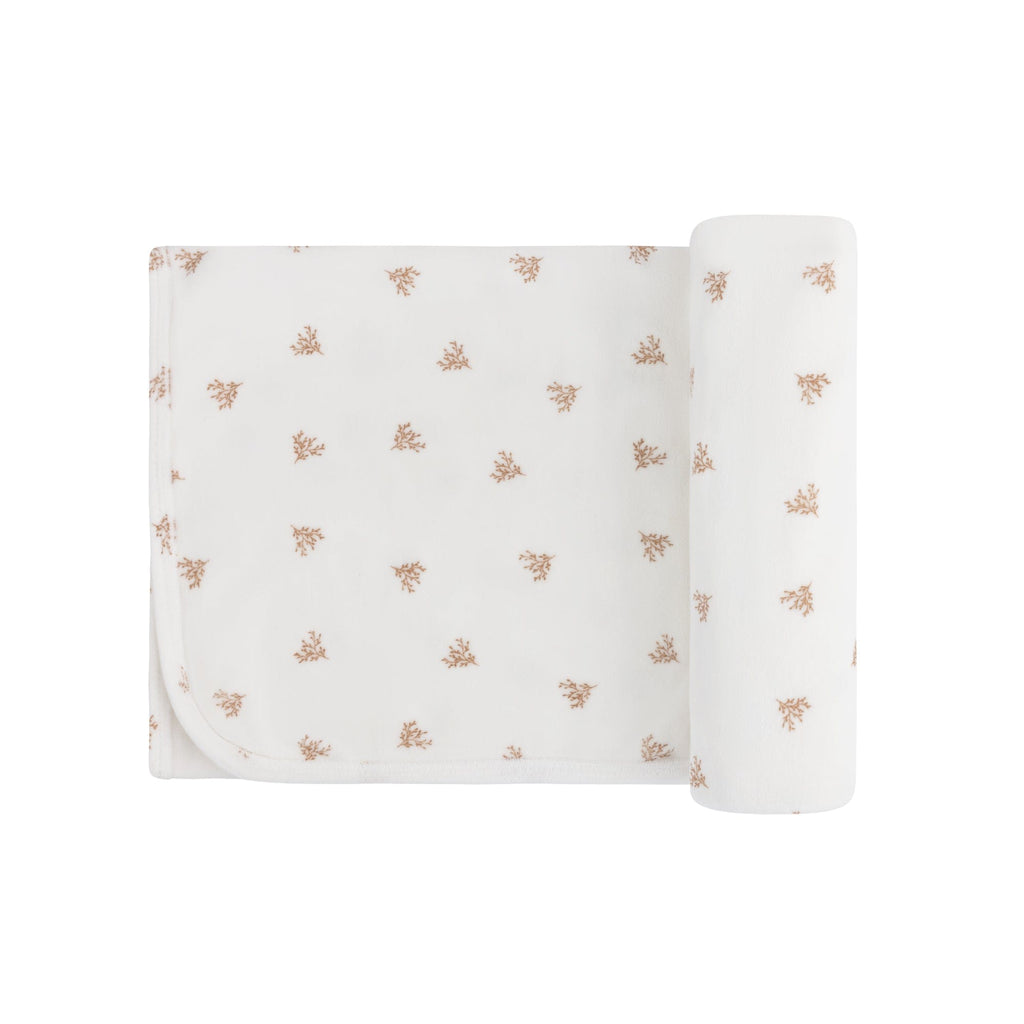 Ely's&Co. Footie Jellybeanzkids Ely's Velour Leaf Take Me Home Set-Ivory Boy