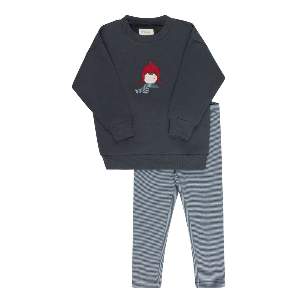 Ely's&Co. set Jellybeanzkids Ely's Autumn Set-Navy